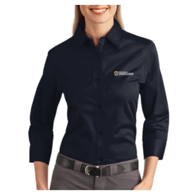 Port Authority Ladies 3/4 Sleeve Easy Care Shirt Thumbnail