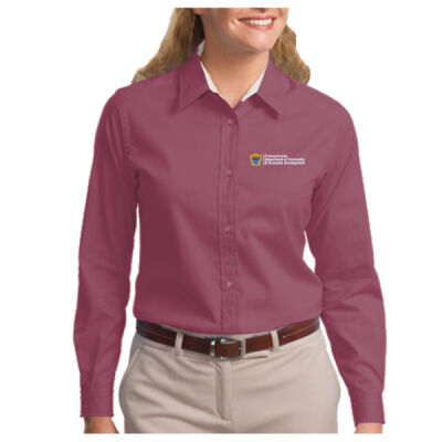 Port Authority Ladies Long Sleeve Easy Care Shirt Thumbnail