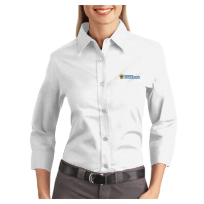 Port Authority Ladies 3/4 Sleeve Easy Care Shirt Thumbnail