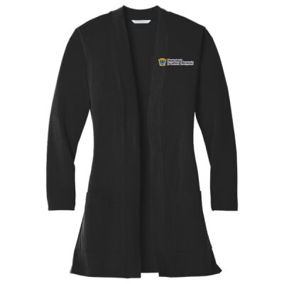 Port Authority Ladies Concept Long Pocket Cardigan Thumbnail
