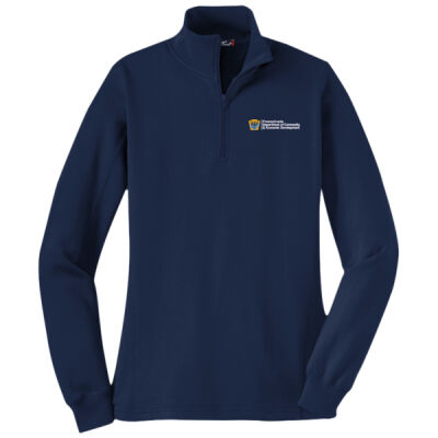 Sport Tek Ladies 1/4 Zip Sweatshirt Thumbnail