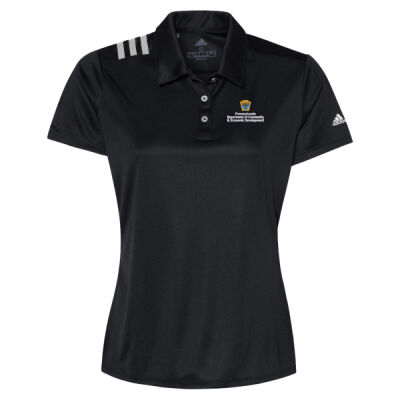 Adidas Women's 3-Stripes Shoulder Polo Thumbnail