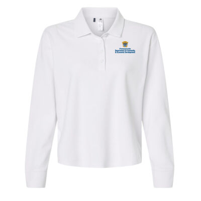 Adidas Women's Beyond Long Sleeve Loose Polo Thumbnail