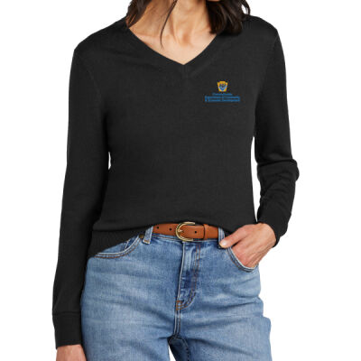 Brooks Brothers Women's Washable Merino V Neck Sweater Thumbnail