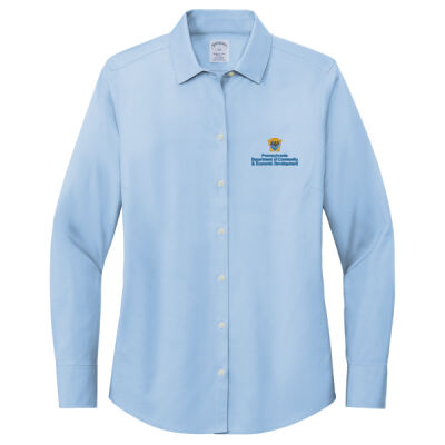 Brooks Brothers Women's Wrinkle Free Stretch Pinpoint Shirt Thumbnail