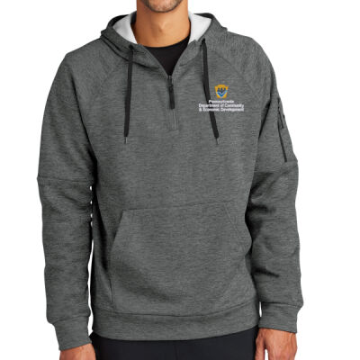 Nike Therma FIT Pocket 1/4 Zip Fleece Hoodie Thumbnail