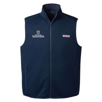 vinyard vines Men's Mountain Sweater Fleece Vest Thumbnail