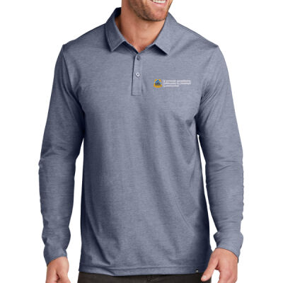 Travis Mathew Oceanside Heather Long Sleeve Polo Thumbnail