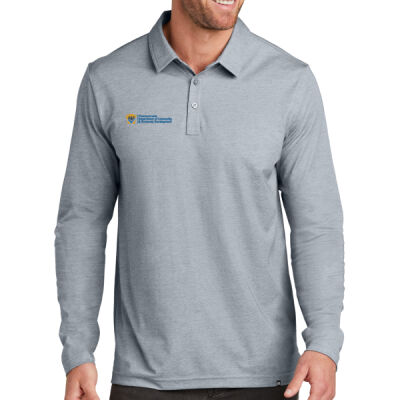 Travis Mathew Oceanside Heather Long Sleeve Polo Thumbnail