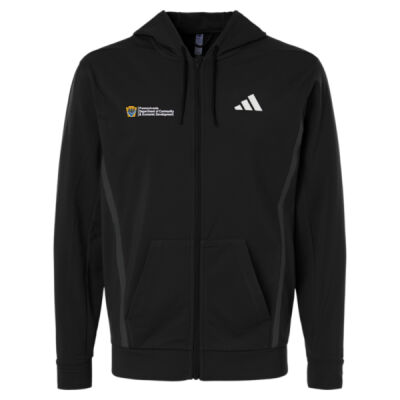 Adidas Men's Game & Go Fleece Full-Zip Hooded Sweatshirt Thumbnail